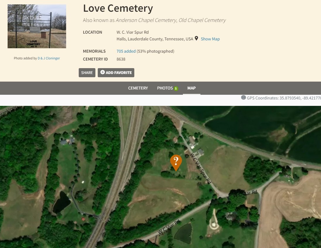 Love Cemetery, photographed by a Google contributor