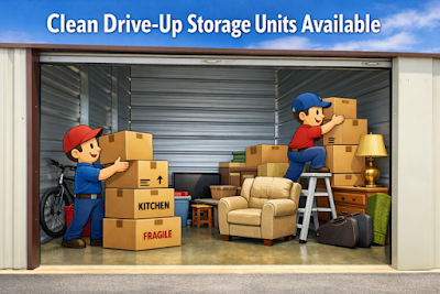 A PLUS STORAGE HALLS, photographed by a Google contributor